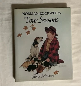1982 1st Edition Norman Rockwell's Four Seasons by George Mendoza Hardcover - Bild 1 von 3