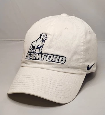 Chapéu branco ajustável Nike Samford Bulldogs Heritage86 NCAA - Imagem 1 de 4