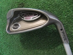 PING RHAPSODY BLACK DOT 8 IRON, PING ULT 129 LADIES FLEX GRAPHITE SHAFT, 36" - Picture 1 of 16