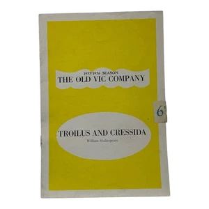 Old Vic Company Troilus Cressida Shakespeare Theaterprogramm 1955/56 Vintage - Bild 1 von 4
