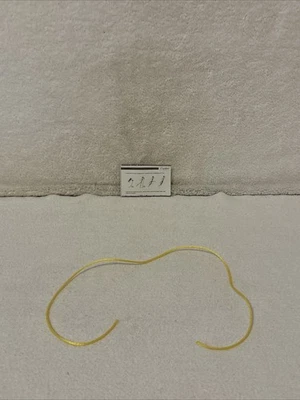 Auténtico Brazalete Cartier Amarillo Cuerda de Seda Cuerda Amor Trinidad 55cm Foto 1 de 4