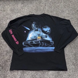 Camicia manica lunga uomo Cactus Jack Travis Scott McDonald's Space 2020 etichetta grande - Foto 1 di 10