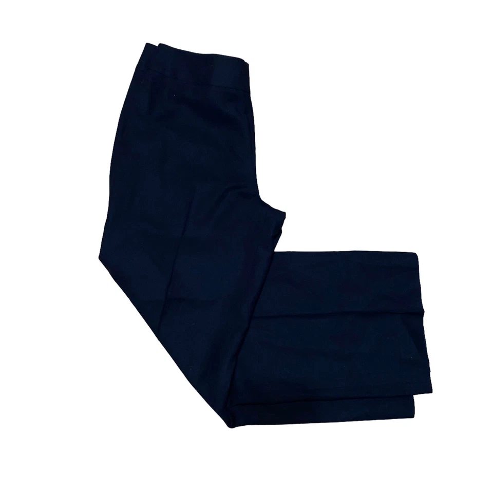 Pantalones de vestir vintage Rena Lange 100 % lana virgen negros para mujer talla 14 Foto 1 de 4