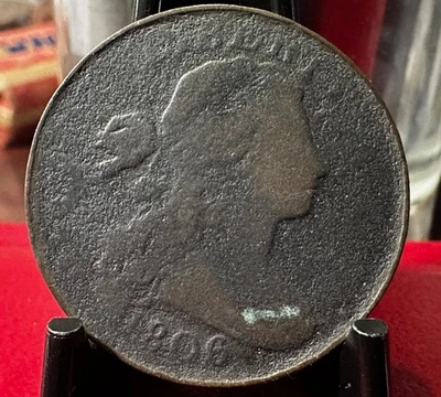 1806 United States Draped Bust Large Cent Great Shape!! - Image 1 of 3