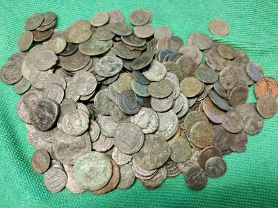 Lots of 10! Lower-mid Quality Restored/Semi Restored Ancient Roman Coins! - Image 1 of 4