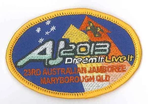 AJ2013 - JAMBOREE NACIONAL DE LOS SCOUTS DE AUSTRALIA - PARCHE SCOUT PARTICIPANTES OFICIALES - Imagen 1 de 1
