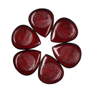 50pcs 3mm Small Teardrop Jazz Picks Plectrums For Guitar Jazz 23x20mm Red - Picture 1 of 4