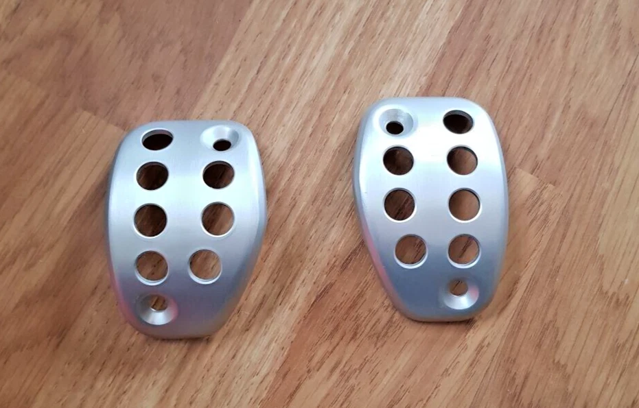 Genuine Peugeot 1007 2008 307 208 307 308 Aluminium Pedal Clutch & Brake Covers — 第 1/3 张图片