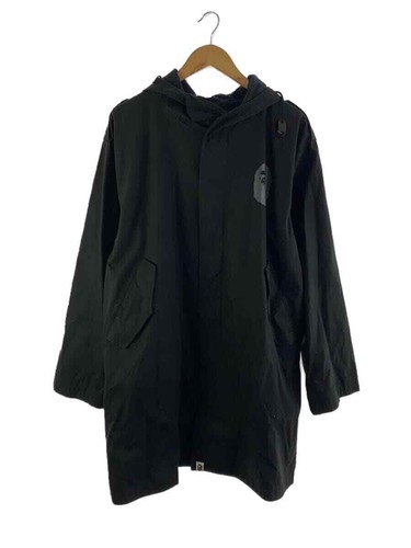 A BATHING APE (BAPE) APE DA BAGNO mod Cappotto cotone nero L