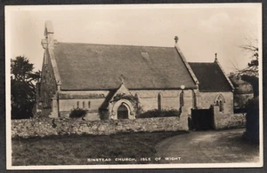 Postcard Isle of Wight Binstead Church early RP - Picture 1 of 2