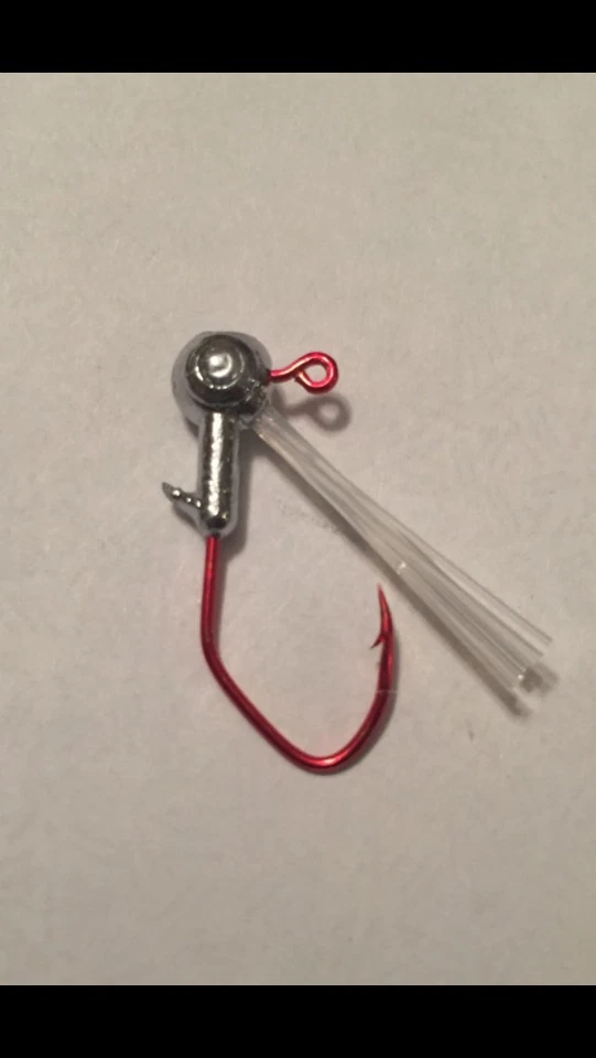 EAGLE CLAW Rare 25 Pack 1/24 Weedless Crappie Jig Heads