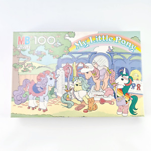 Vintage My Little Pony 100 Piece Milton Bradley Jigsaw Puzzle - Brand New Sealed