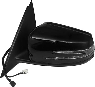 ESPEJO RETROVISOR LADO CONDUCTOR IZQUIERDO NEGRO APTO PARA MERCEDES BENZ GLK250 GLK350 2010 2011-2015 Foto 1 de 4