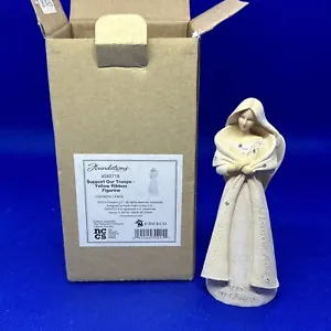 "Support Our Troops"  Mini Angel Figurine by Foundations for Enesco New - Picture 1 of 7