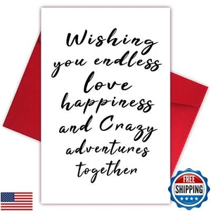 Sweet Wedding Congrats for Bride and Groom - Funny Congrats Card for Newlywed - Picture 1 of 5