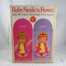 1965 Mattel Baby Smile 'n Frown Original Box Only No Doll