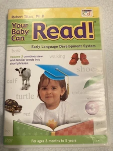 Your Baby Can Read volume 3 DVD Video Early Language Development System - Imagen 1 de 2