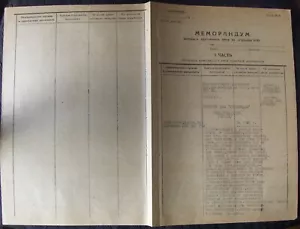 Original Bewertungsdokument über OGPU (KGB) Offizier 1926. - Bild 1 von 4