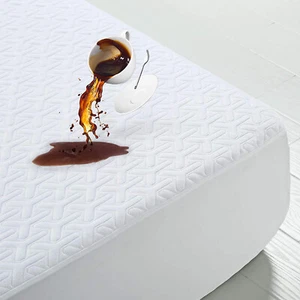 Cooling Bamboo Mattress Protector Pad Waterproof Noiseless Cover 3D Air Fabric - Picture 1 of 9