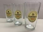 Guinness Extra Stout - St James Gate Dublin Pint Beer Glasses - Set of 3