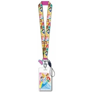 Disney Princess Theme Lanyard With Soft Touch Dangle - Picture 1 of 1