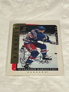 1996-97 Pinnacle Be A Player Auto Alexander Karpovtsev #118 Auto