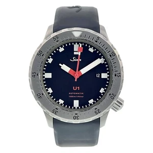 Sinn U1 Stainless Steel Black Dial 44mm Automatic Movement Men’s Watch - B/P - Picture 1 of 10