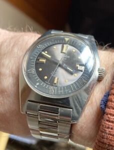 Reloj de buceo automático vintage Aquastar Geneve '63'