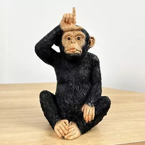 Ornament für Wohnzimmer Verlierer Affe Statue Tier Figur Wohndeko Gorilla - Bild 1 von 8