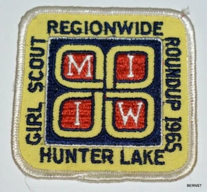 VINTAGE GIRL SCOUT - COUNCIL CAMPOREE PATCH   ^ - Picture 1 of 2