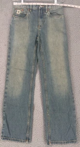 Cinch Youth Boys Medium Wash Distressed Jeans Adjustable Waist Size 12S - Picture 1 of 15