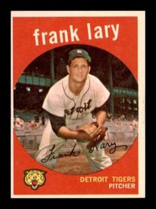 1959 Topps Frank Lary #393 Detroit Tigers NM