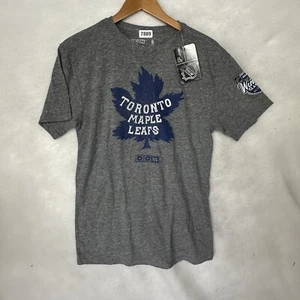 New CCM Toronto Maple Leafs Winter Classic Gray Graphic Tee Tshirt NWT S 7889 - Picture 1 of 7
