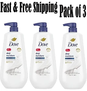 Beauty Body Wash with Pump Deep Moisture Nourishing For Dry Skin 34 Fl Oz -3pk - Picture 1 of 4