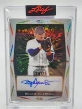 2023 Leaf Metal eBay Exclusive #EARC2 Roger Clemens Auto Autograph Card 3/4