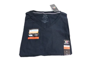 Fruit of the Loom Men's T-Shirt - Black L pack of 2 - Picture 1 of 5