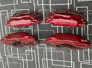 Porsche 993 964 TURBO BIG RED Calipers Brembo rare brake calipers front rear - Picture 1 of 20