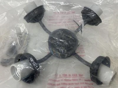 Quorum International 4-Lite Fan Kit (2444-093) Charcoal - Discontinued Model - Image 1 of 3