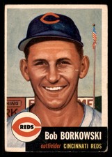 1953 Topps Bob Borkowski #7 GD Baseball Card