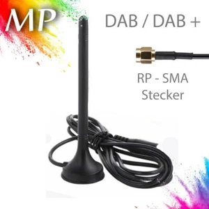 DAB+ Radio DIGITAL SMA Zimmerantenne f. Kenwood Sony Alpine Pioneer DAB Antenne - Picture 1 of 4