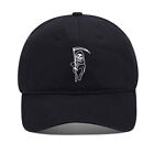Death Reaper Unisex Embroidery Baseball Cap Washed Cotton Embroidered Cap