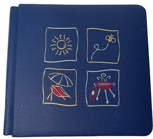Neu Creative Memories 7x7 Sommerzeit Urlaub BBQ Sammelalbum Album marineblau - Bild 1 von 6