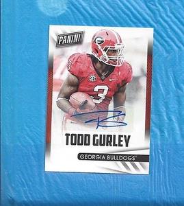 TODD GURLEY AUTO 2015 PANINI FATHER'S DAY AUTOGRAPH ROOKIE CARD - Picture 1 of 1
