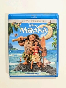Moana (Blu-ray/DVD 2 Disc Set, 2016) Disney Includes Digital Code - Picture 1 of 6