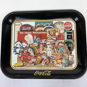 1996 A través de los años, II bandeja grande de lata de Coca Cola Coca Cola años 90 vintage 66 - Imagen 1 de 8