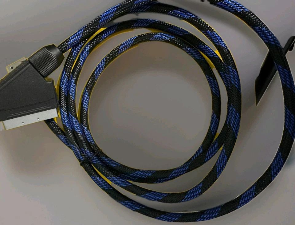 Dreamcast Mamba RGB SCART 复古接入电缆 带 VGA 开关 — 第 1/1 张图片