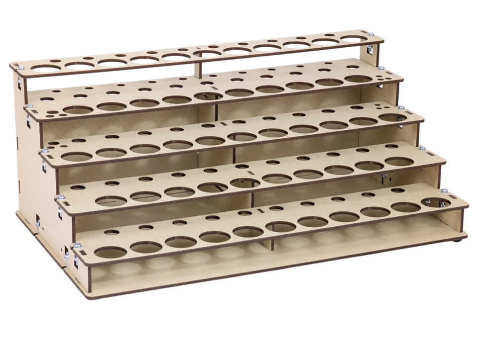 Paint Rack MDF Hobby Storage Drawer Units Stackable compatible with Vallejo - image 1 of 4