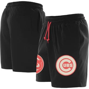 Pantalones Cortos Tejidos Para Hombre Chicago Cubs New Era Color Negro Paquete Talla: 2XL - Imagen 1 de 3