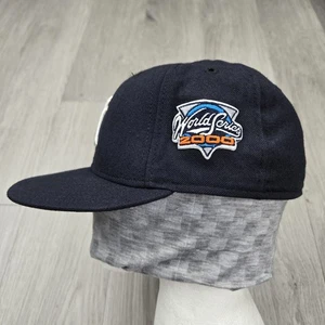Vintage New York Yankees Hat Cap 7 1/8 Wool New Era 59FIFTY World Series 2000 - Picture 1 of 7