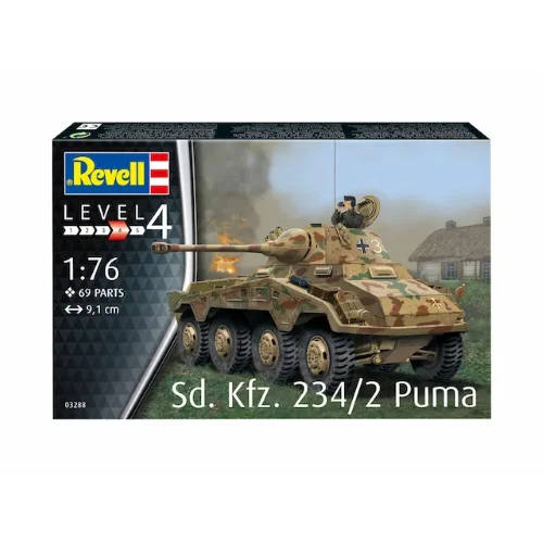 Revell FIRST DIORAMA SET SD.KFZ.234/2 PUMA KIT 1 76 - RV03298